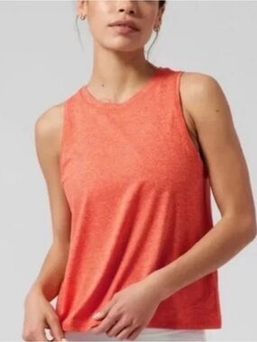 Athleta uptempo tank. Coral. XS. Women's Sleeveless Crew Neck Tank Top